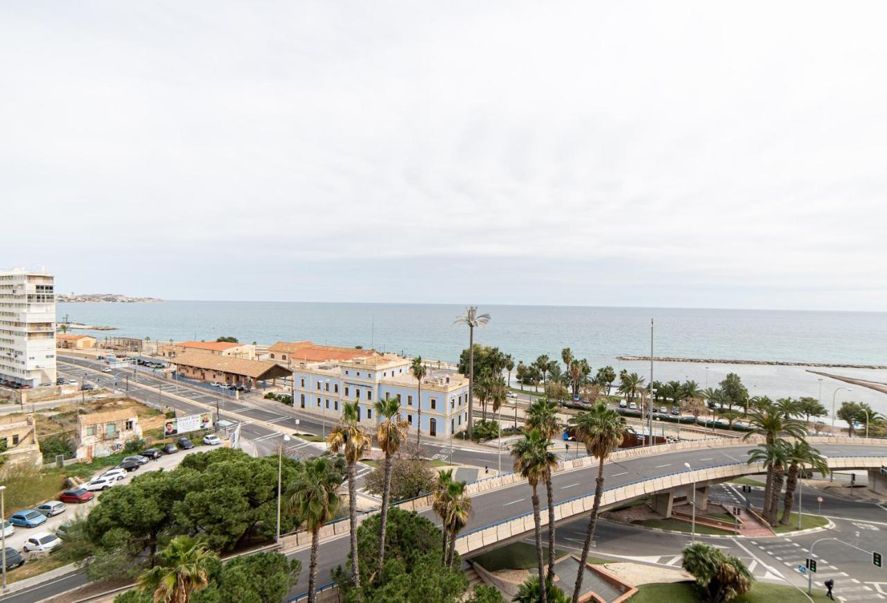 Atico De Lujo Con Vistas Al Mar, Primera Linea Playa Del Postiguet Alicante Exteriör bild